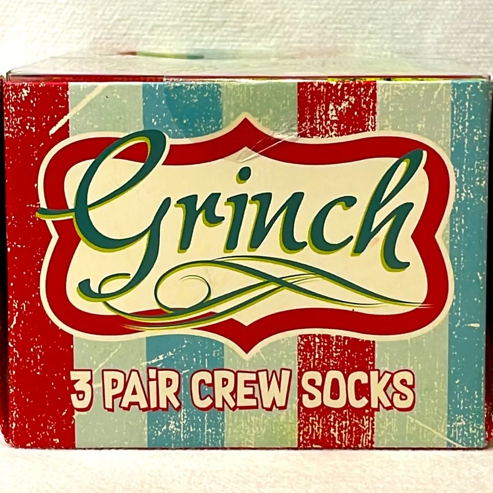 Grinch Socks 3 Men - Picture 4 of 5